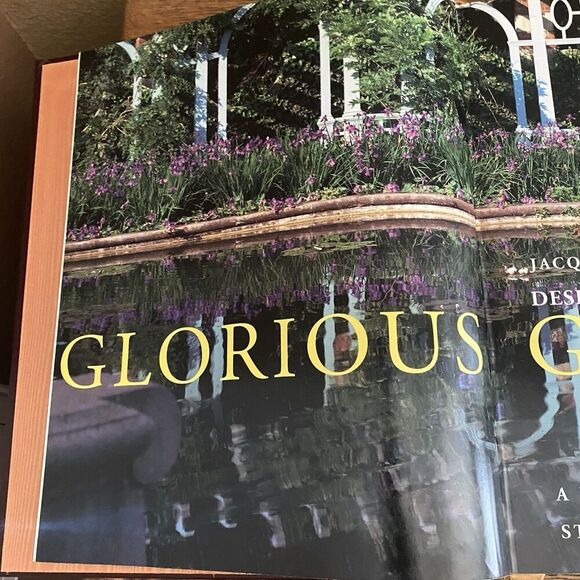 "Glorious Gardens" Roundtable Press Leather Bound HC Jaqueline Heriteau Book - Picture 10 of 16